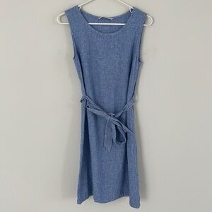 TU Women Linen Blend Minimalist Mini Dress